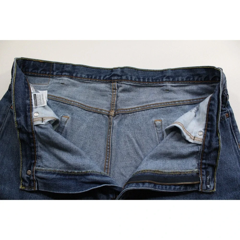 Levi's 550 Men's Jeans Size 42x31 (Tag 42x32) Blue‎ Denim Relaxed Fit Levi Pants